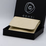 Genuine leather gift wrap